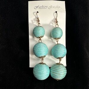 Elegant Turquoise Dangle Earrings